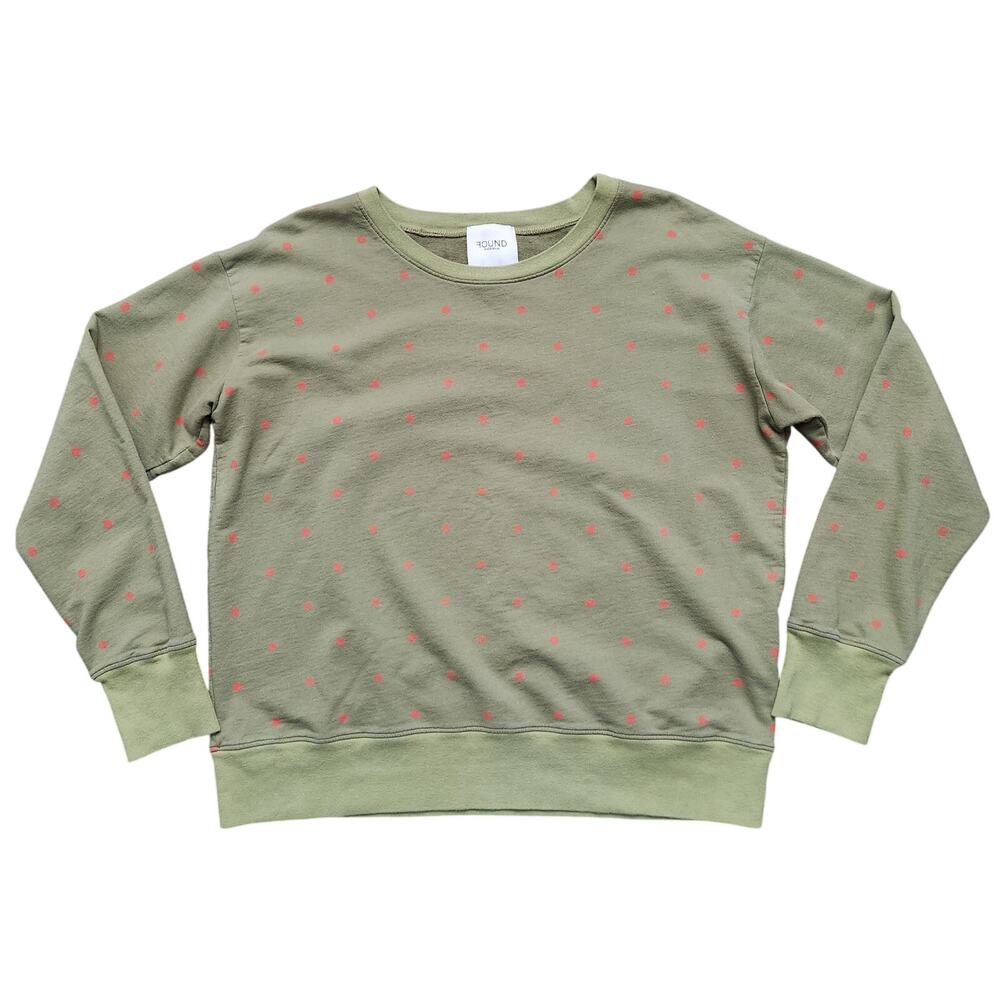 Found Polka Dot Sweatshirt Size Medium